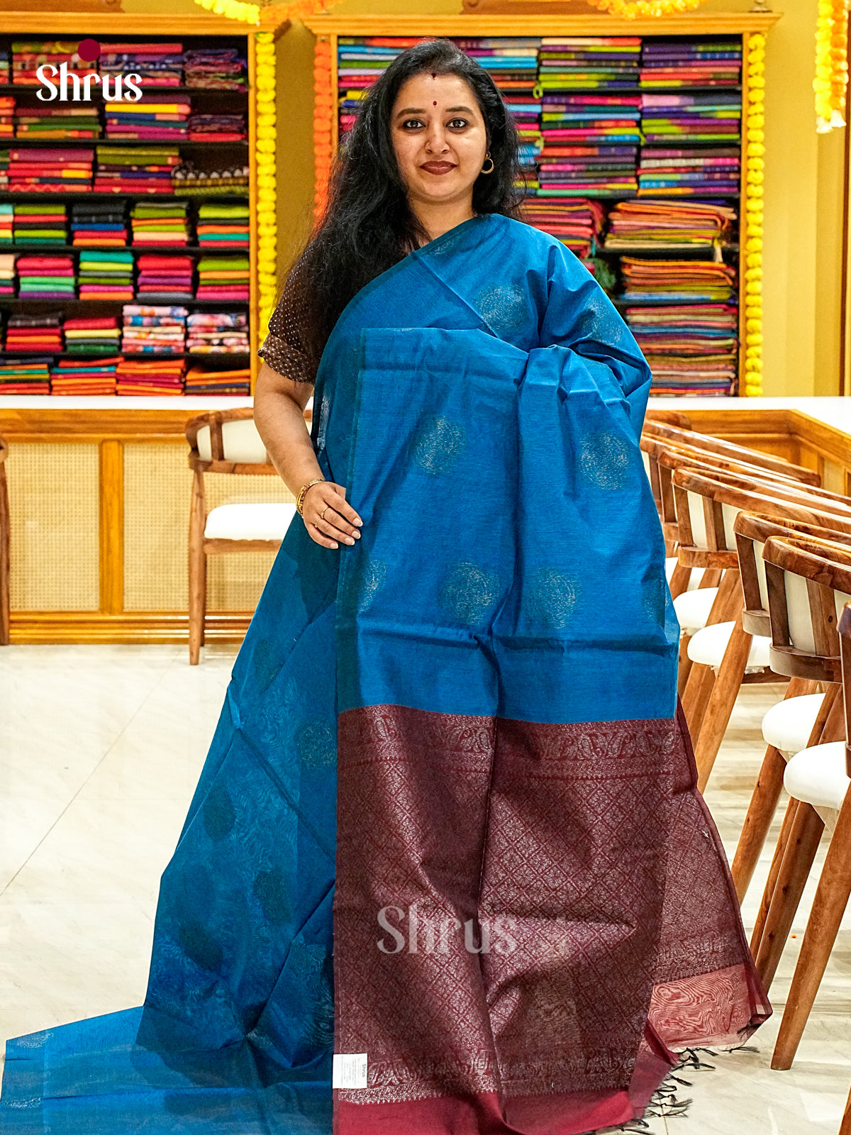 Semi Silkcotton Saree - EJ10435