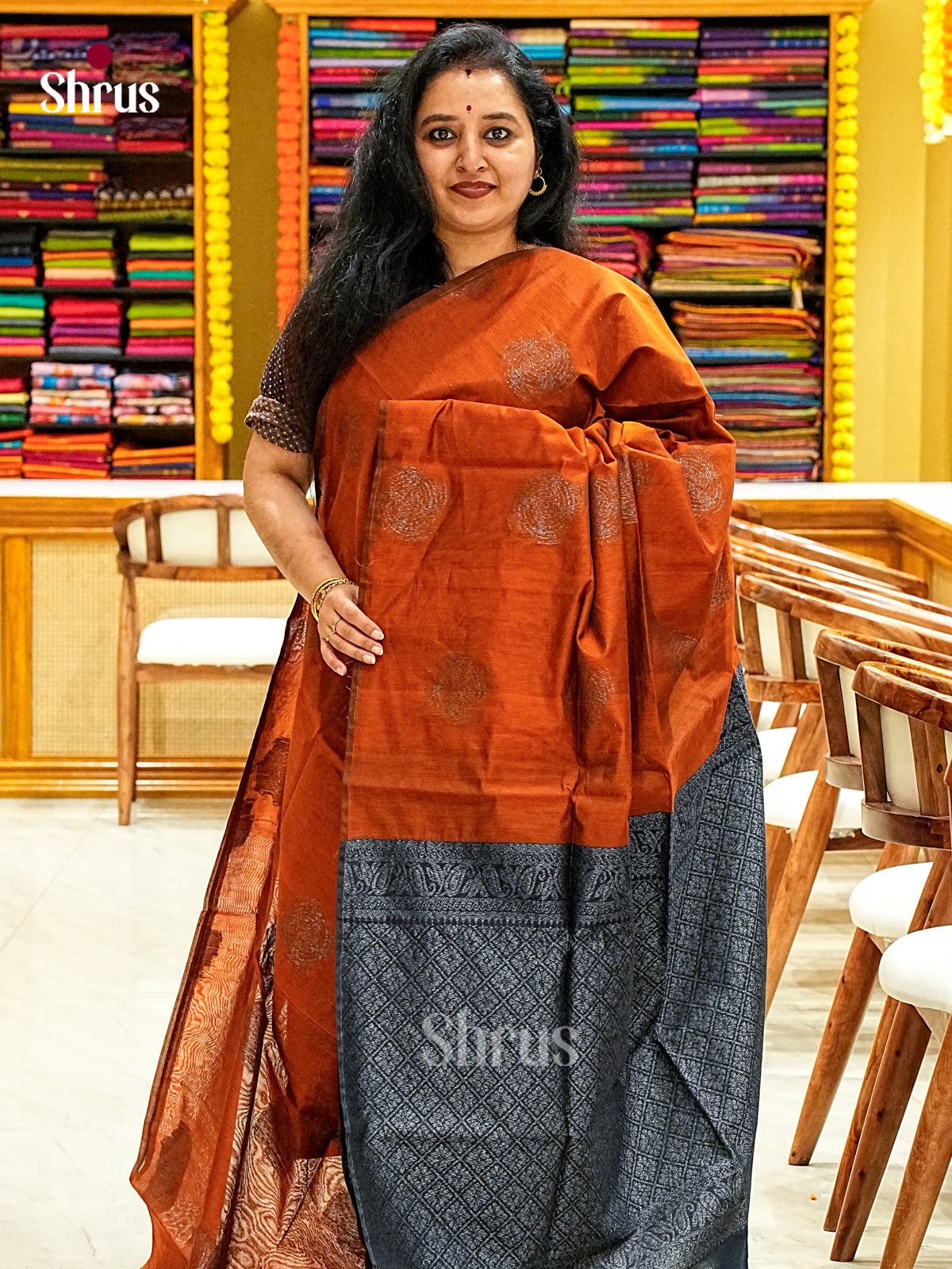 Semi Silkcotton Saree - EJ10436