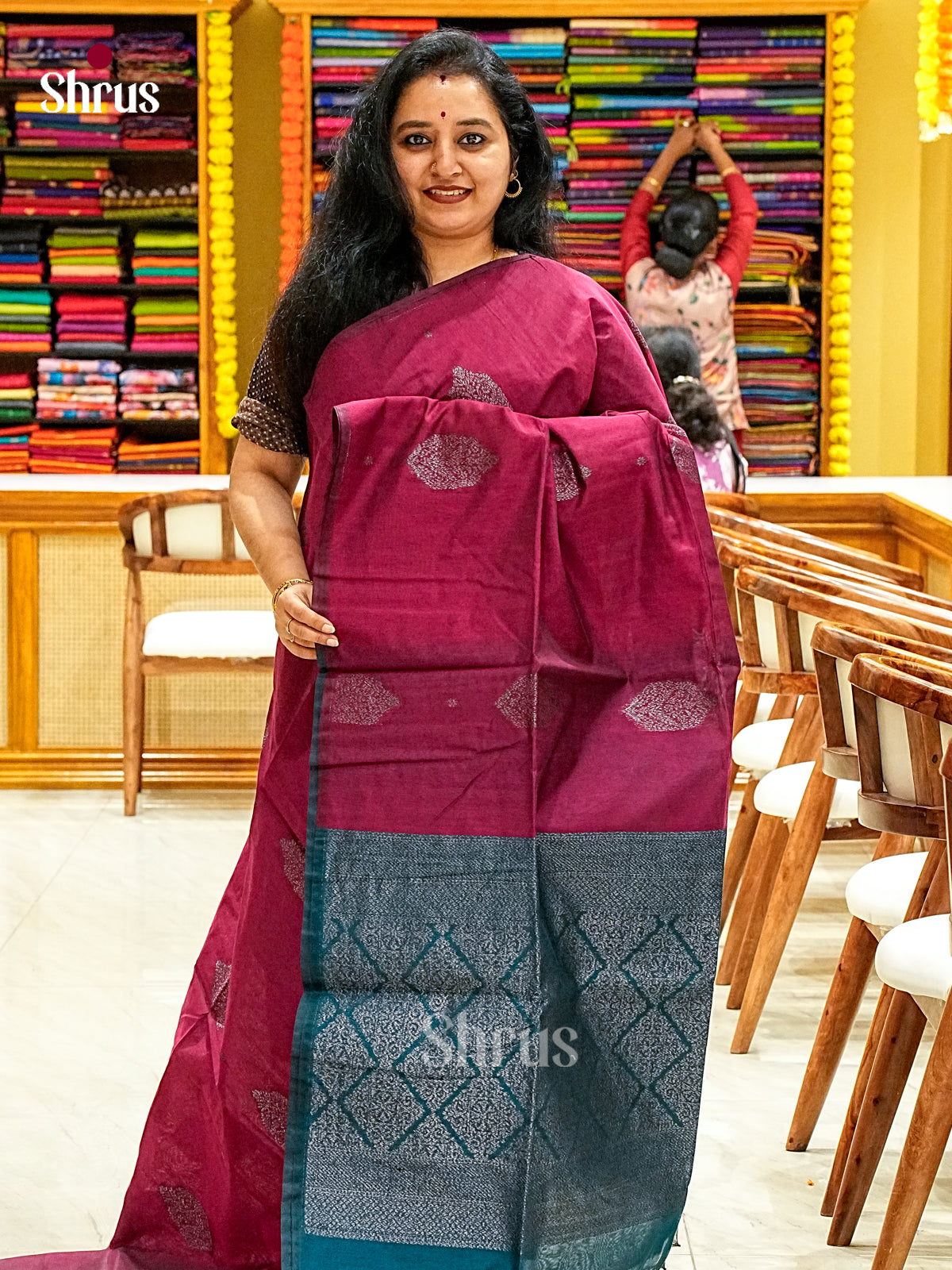 Semi Silkcotton Saree - EJ10443