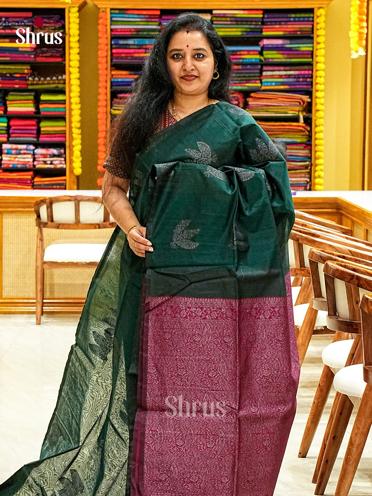 Semi Silkcotton Saree - EJ10477