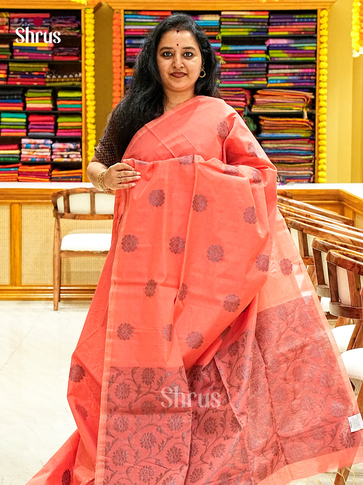 Semi Silkcotton Saree - EJ10539