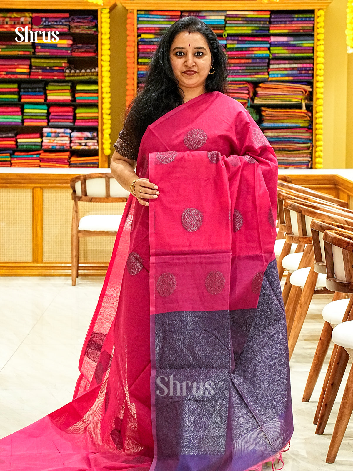 Semi Silkcotton Saree - EJ10546