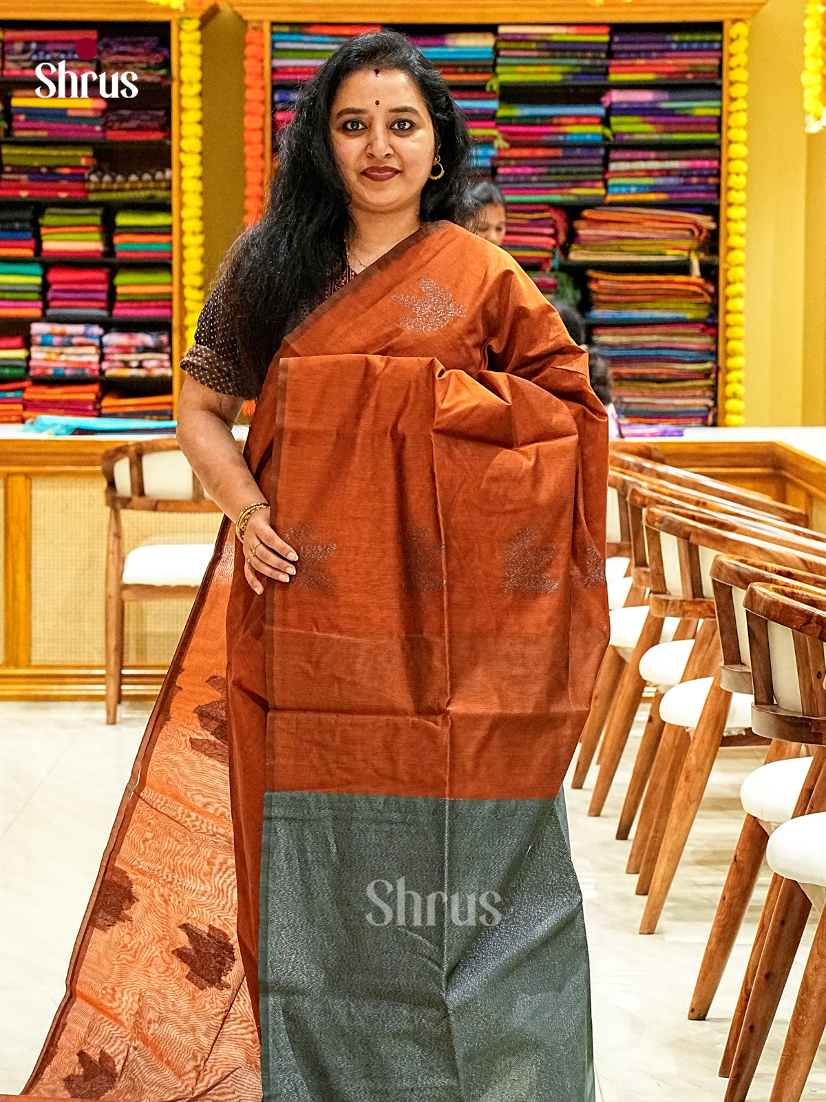 Semi Silkcotton Saree - EJ10550