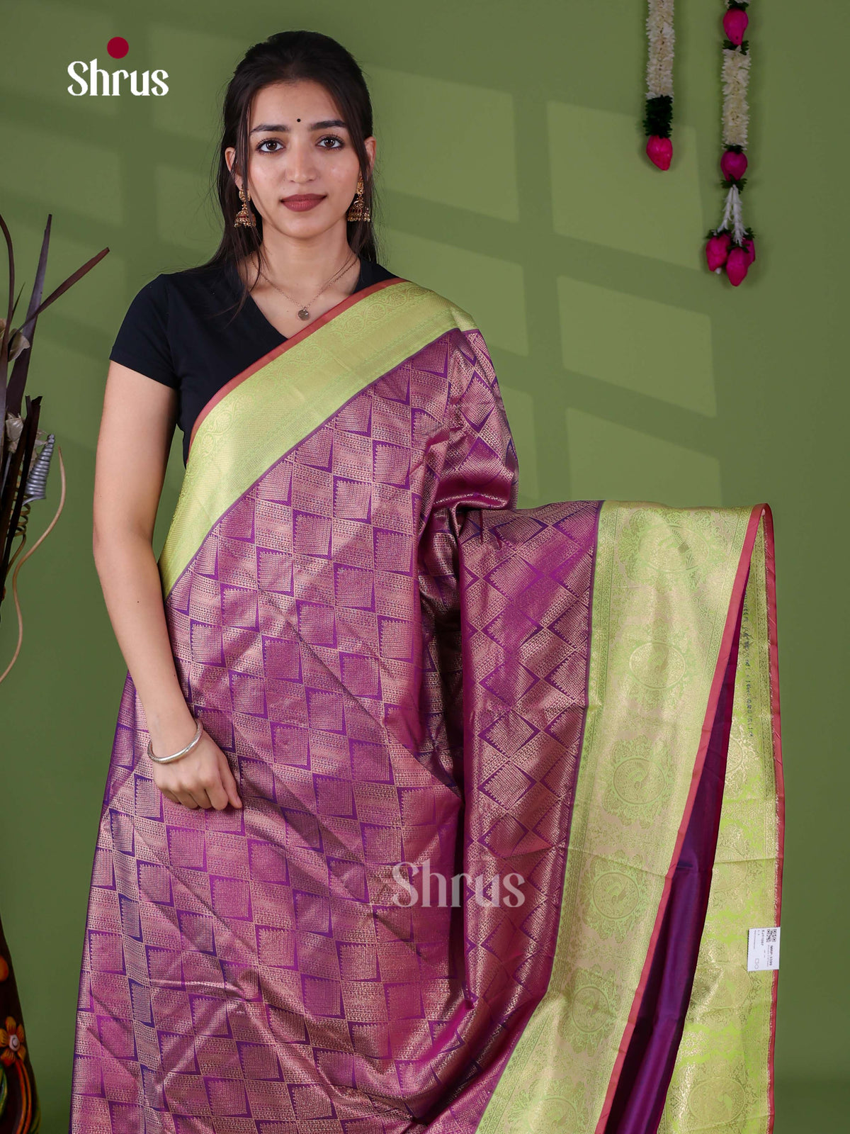 Semi Kanchipuram Saree - EJ11007