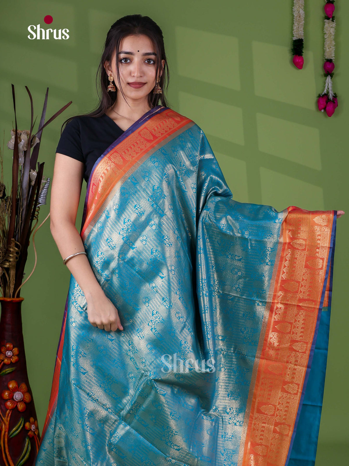 Semi Kanchipuram Saree - EJ11015