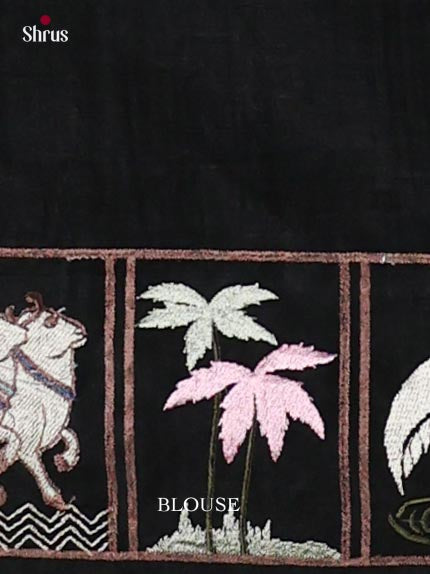 Tussar Embroidery Saree - EJ11029