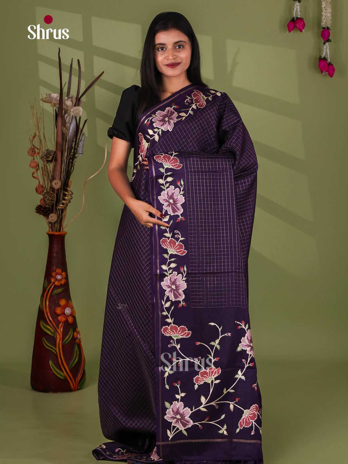 Tussar Embroidery Saree - EJ11032