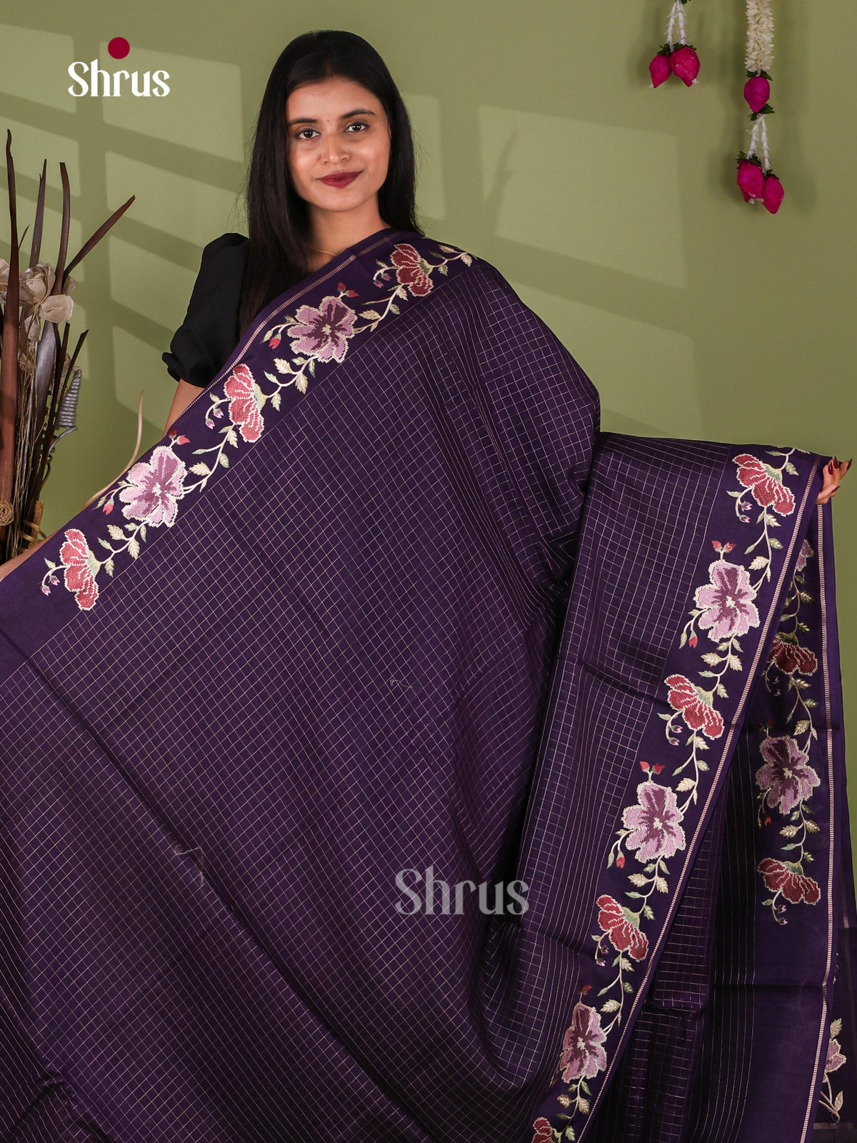 Tussar Embroidery Saree - EJ11032