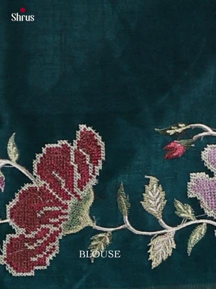 Tussar Embroidery Saree - EJ11034