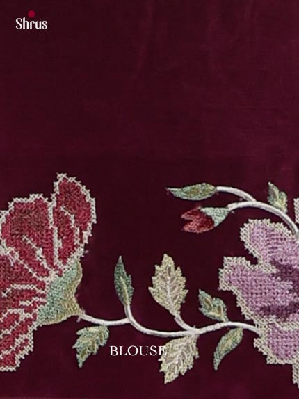 Tussar Embroidery Saree - EJ11039