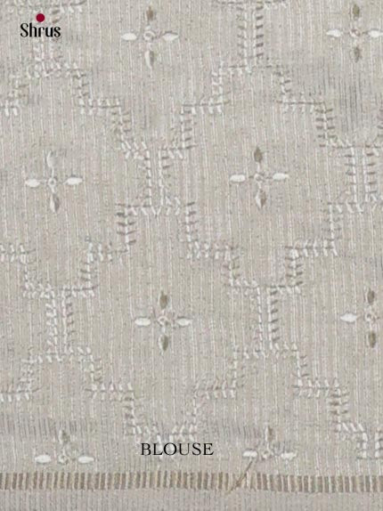 Tussar Embroidery Saree - EJ11047