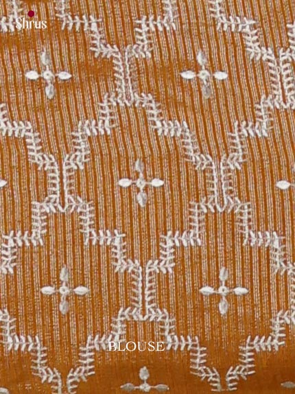 Tussar Embroidery Saree - EJ11049