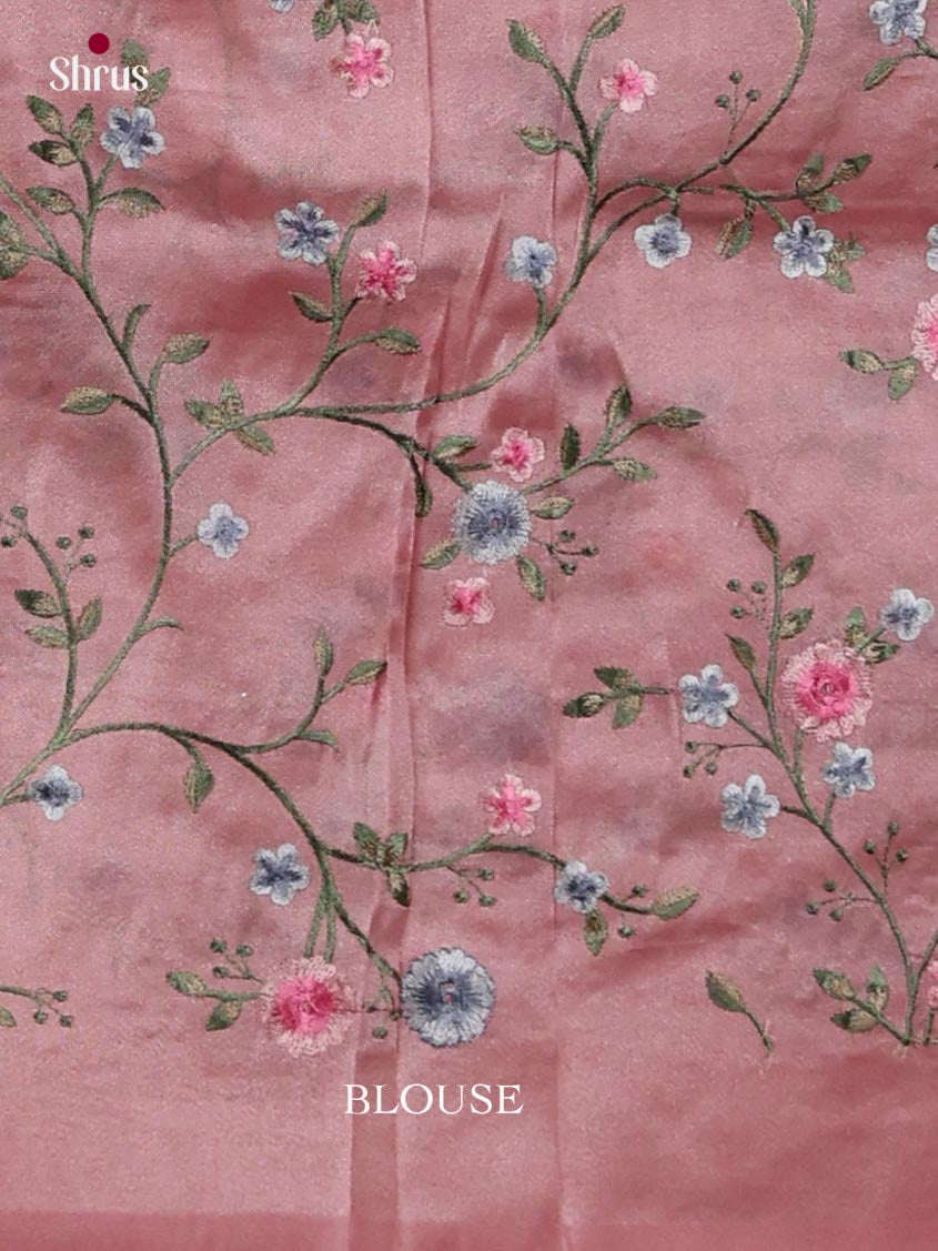 Tissue Embroidery Saree - EJ11050