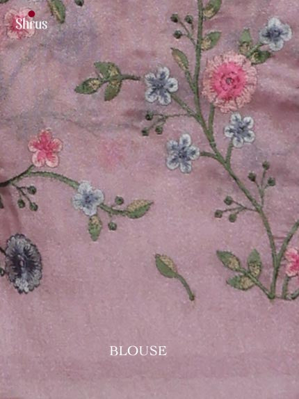 Tissue Embroidery Saree - EJ11052