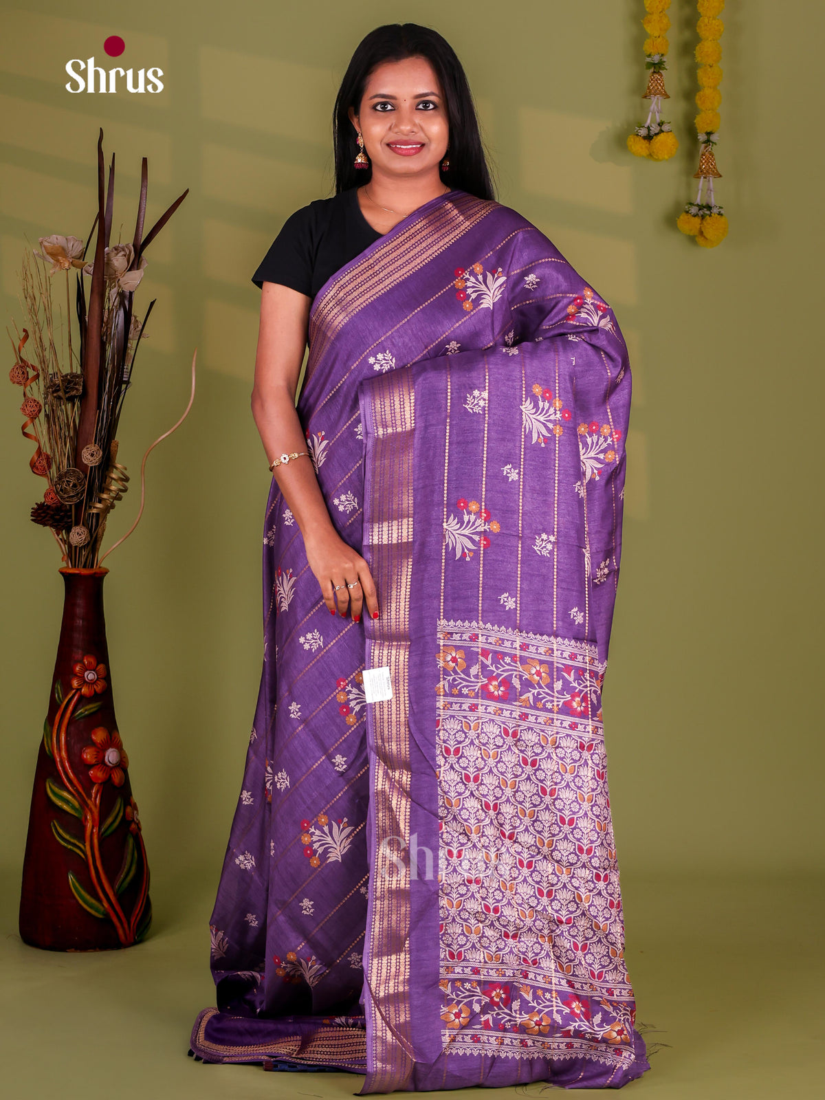 Semi Crepe Saree - EJ11255