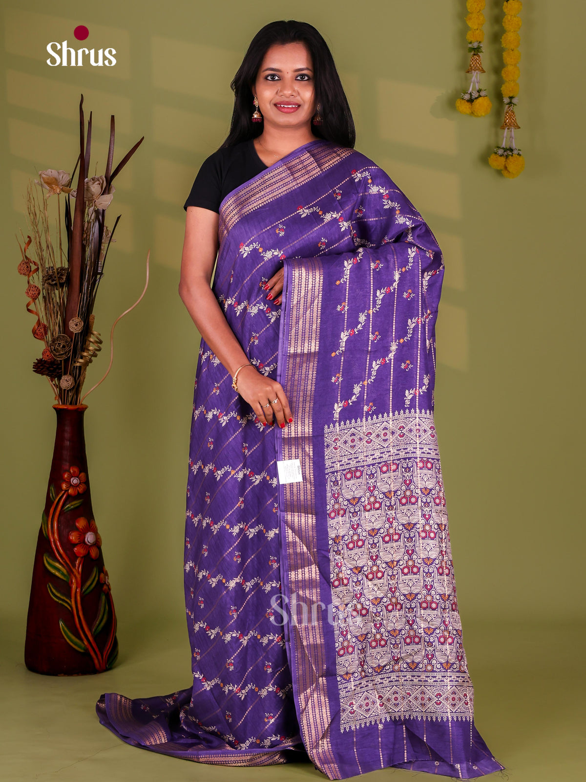 Semi Crepe Saree - EJ11266