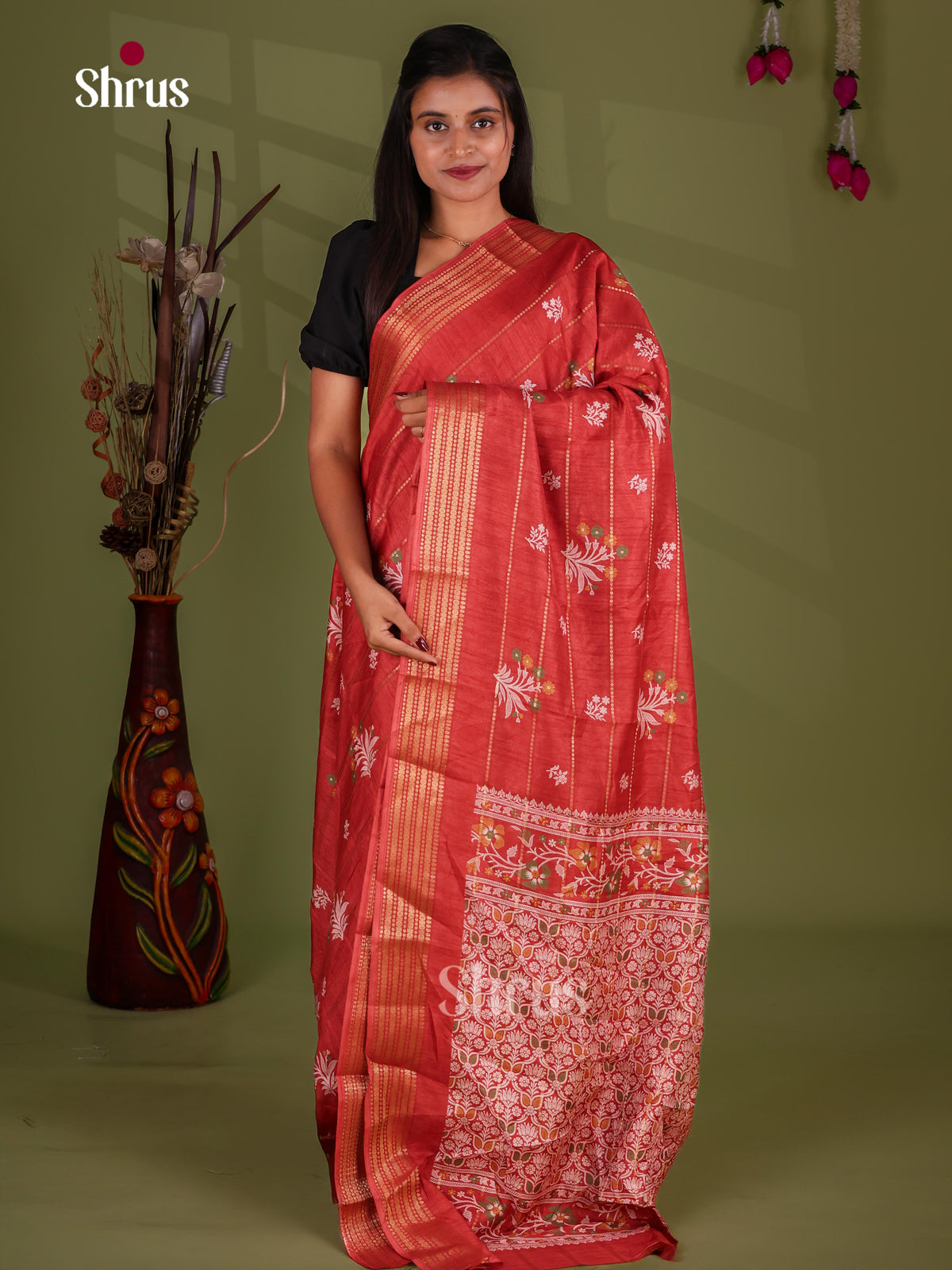 Semi Crepe Saree - EJ11274