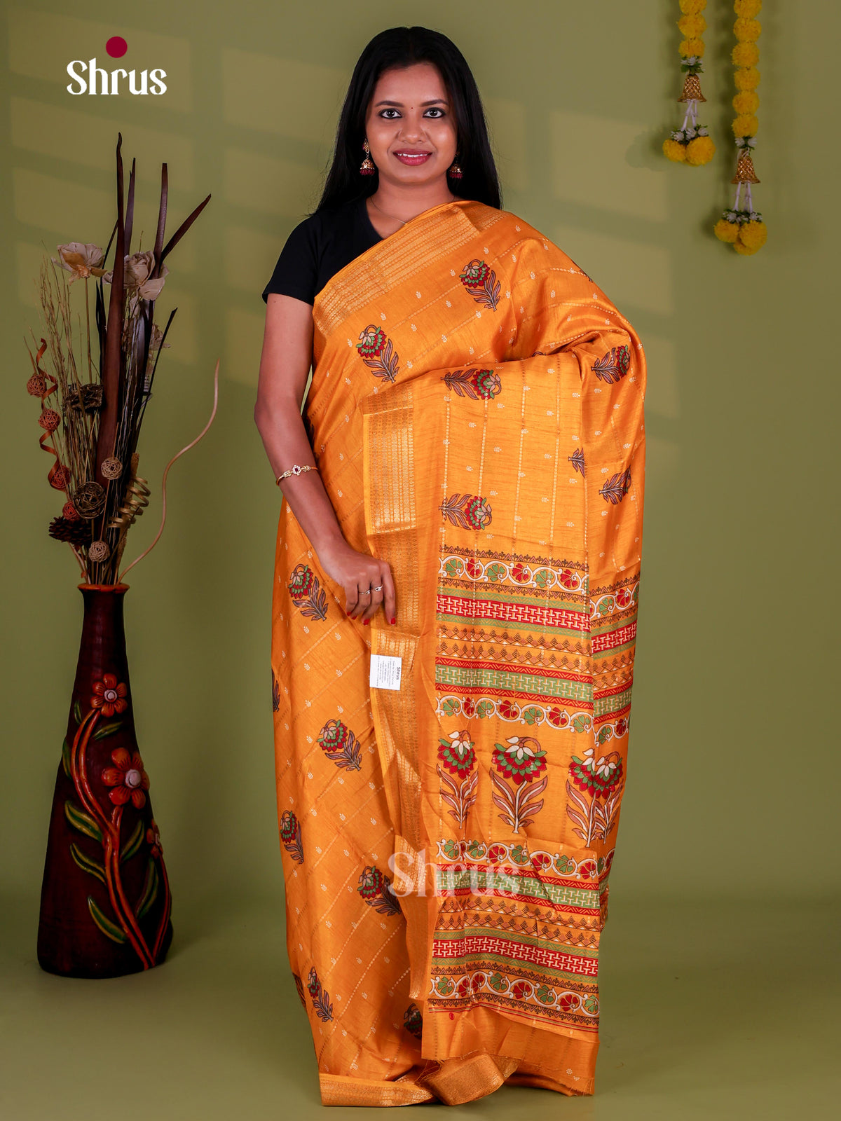 Semi Crepe Saree - EJ11281