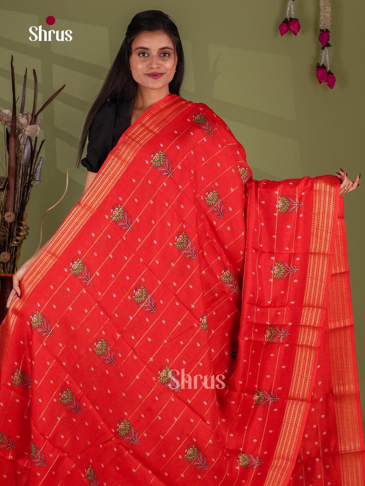 Semi Crepe Saree - EJ11284