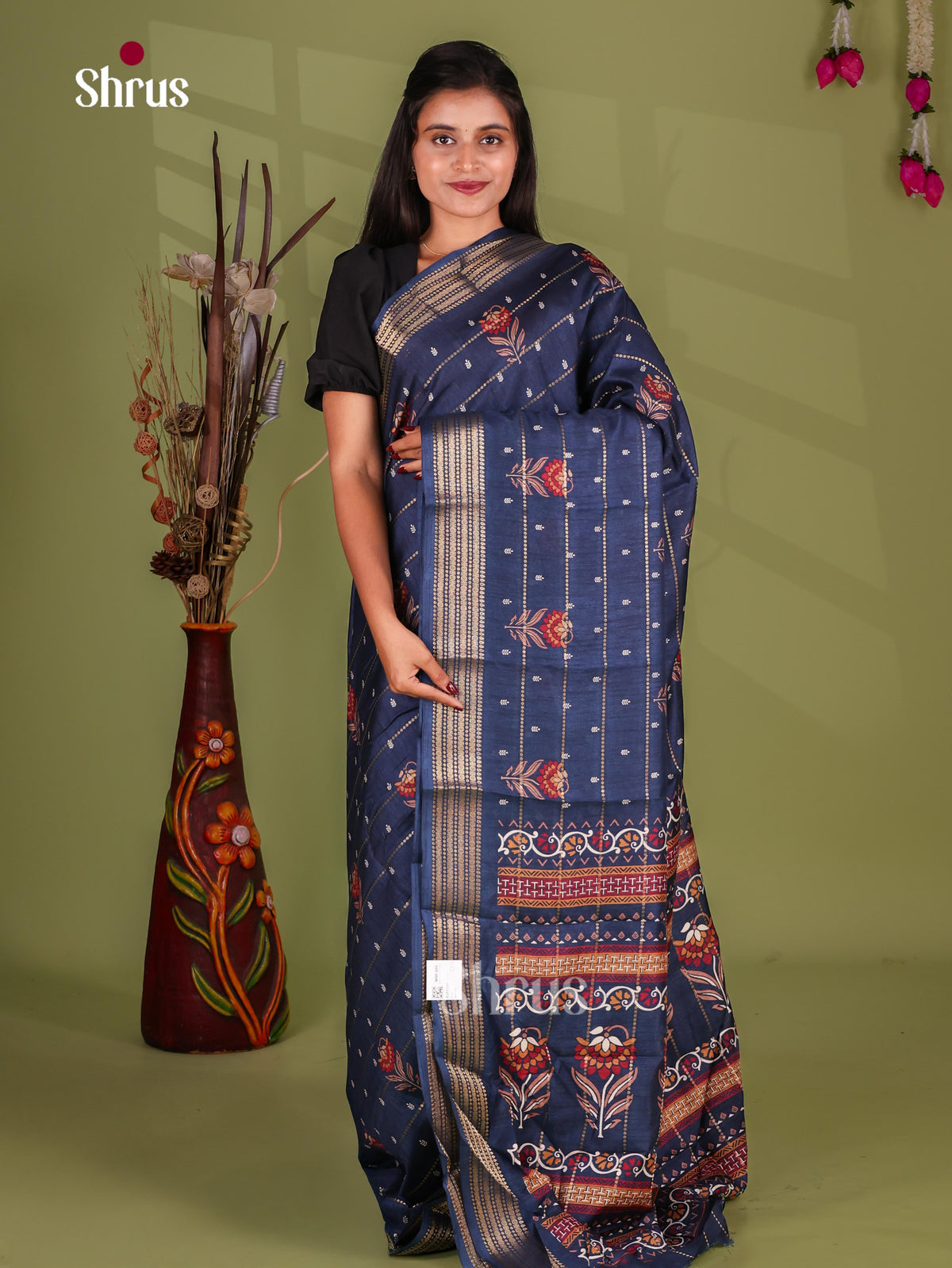 Semi Crepe Saree - EJ11290