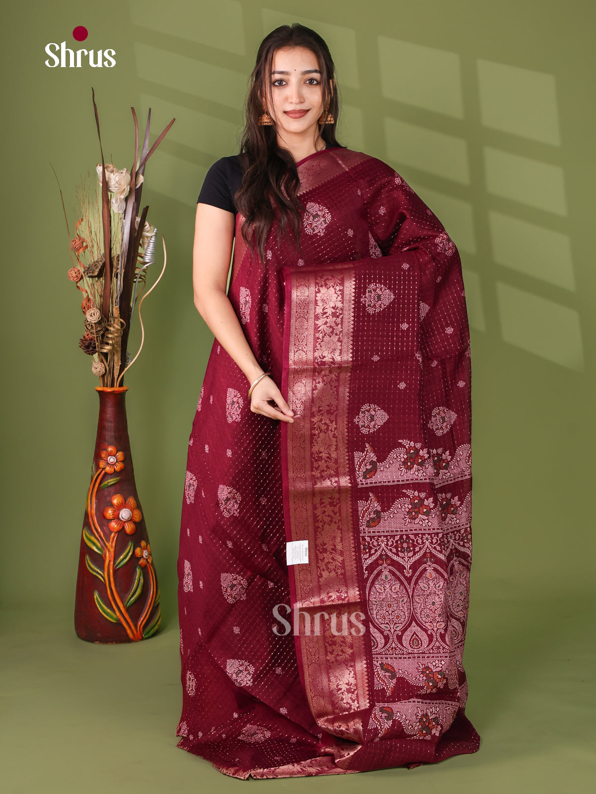 Semi Crepe Saree - EJ11326