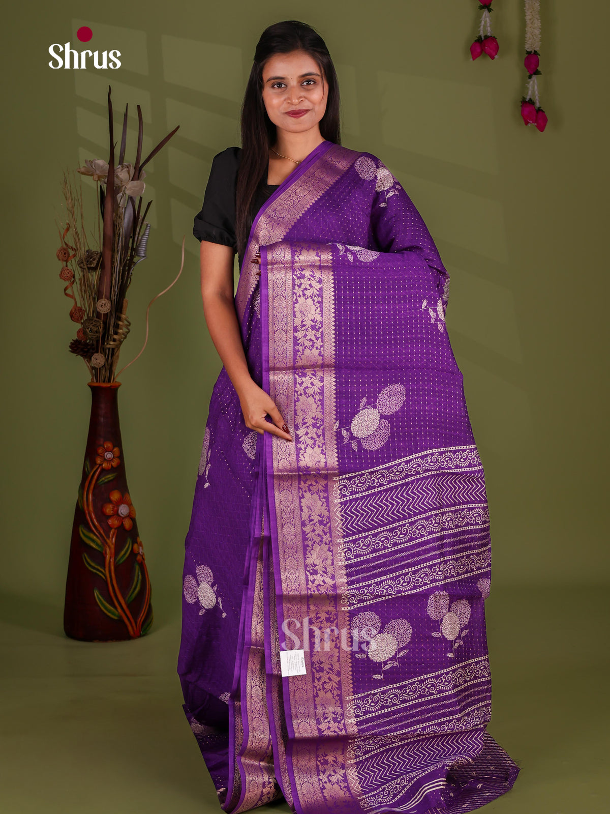 Semi Crepe Saree - EJ11335