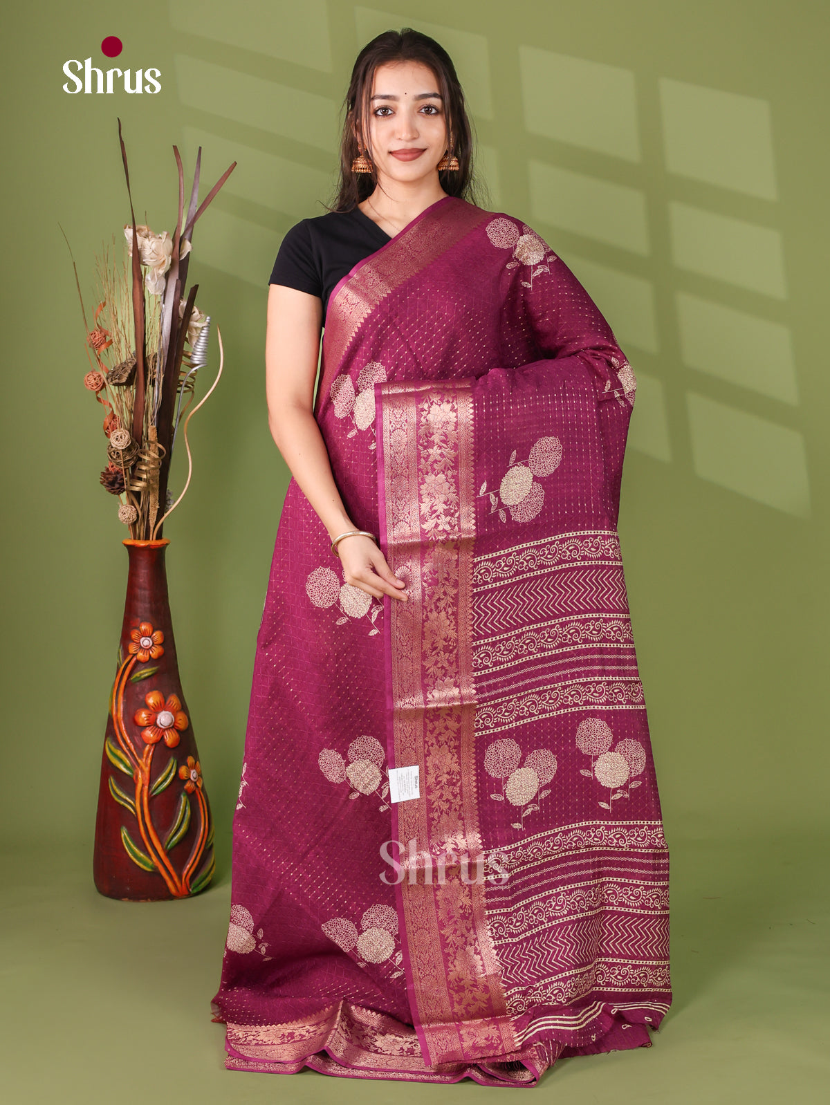 Semi Crepe Saree - EJ11336