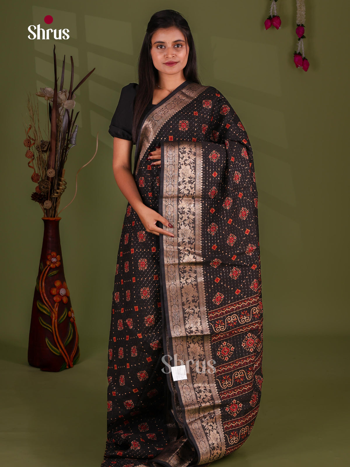 Semi Crepe Saree - EJ11339