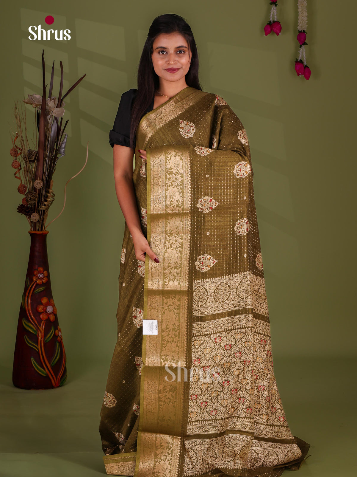 Semi Crepe Saree - EJ11348
