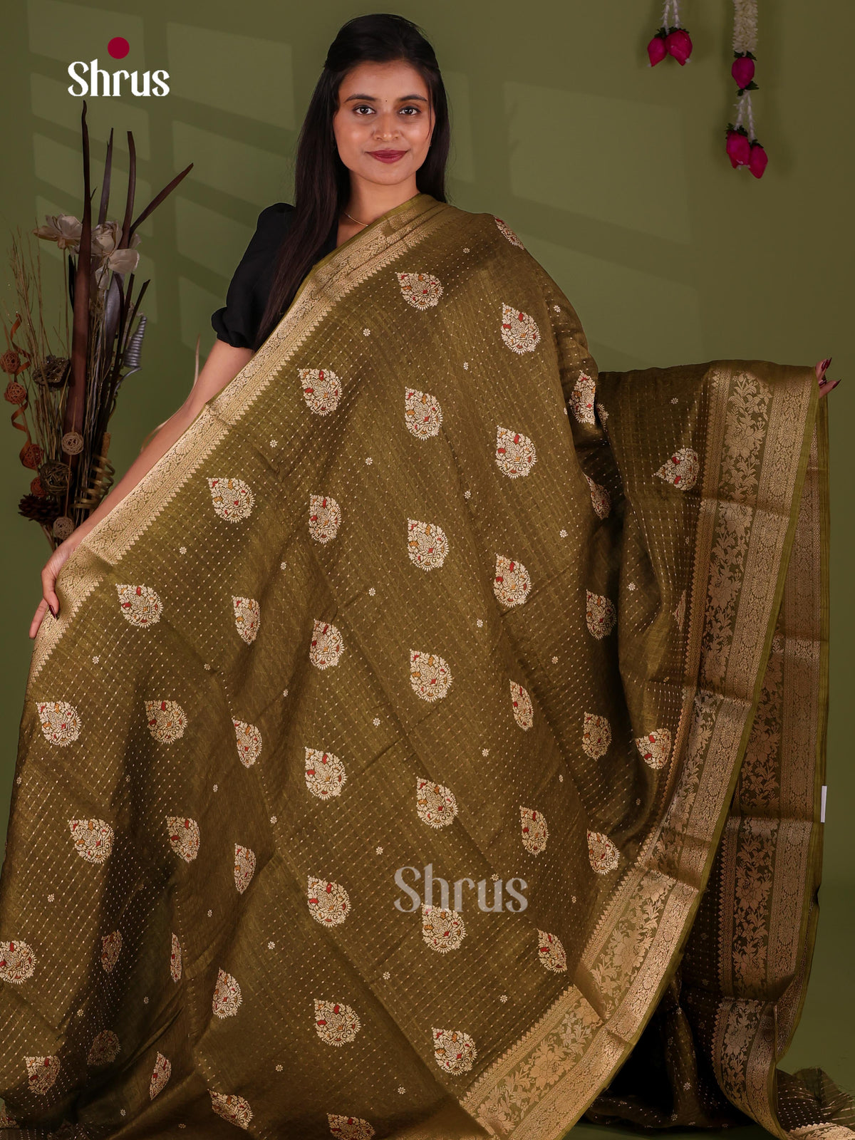 Semi Crepe Saree - EJ11348