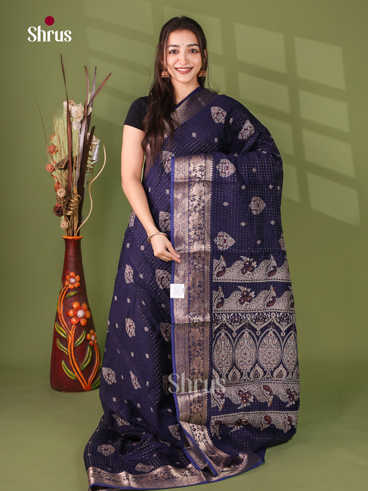Semi Crepe Saree - EJ11349