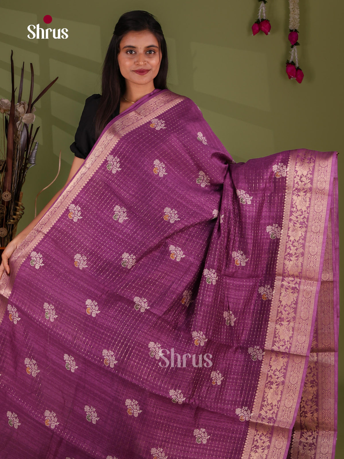 Semi Crepe Saree - EJ11356