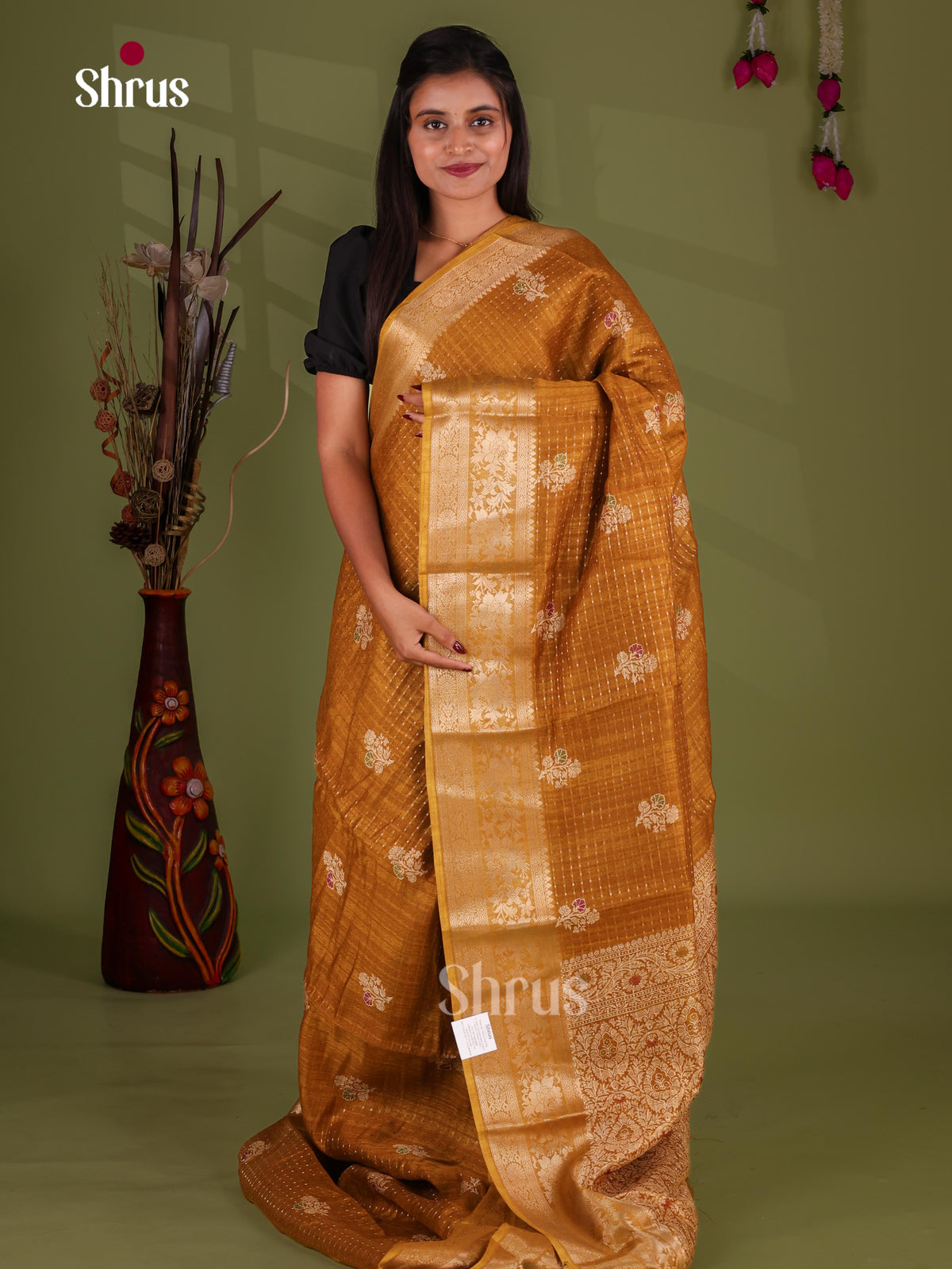 Semi Crepe Saree - EJ11357