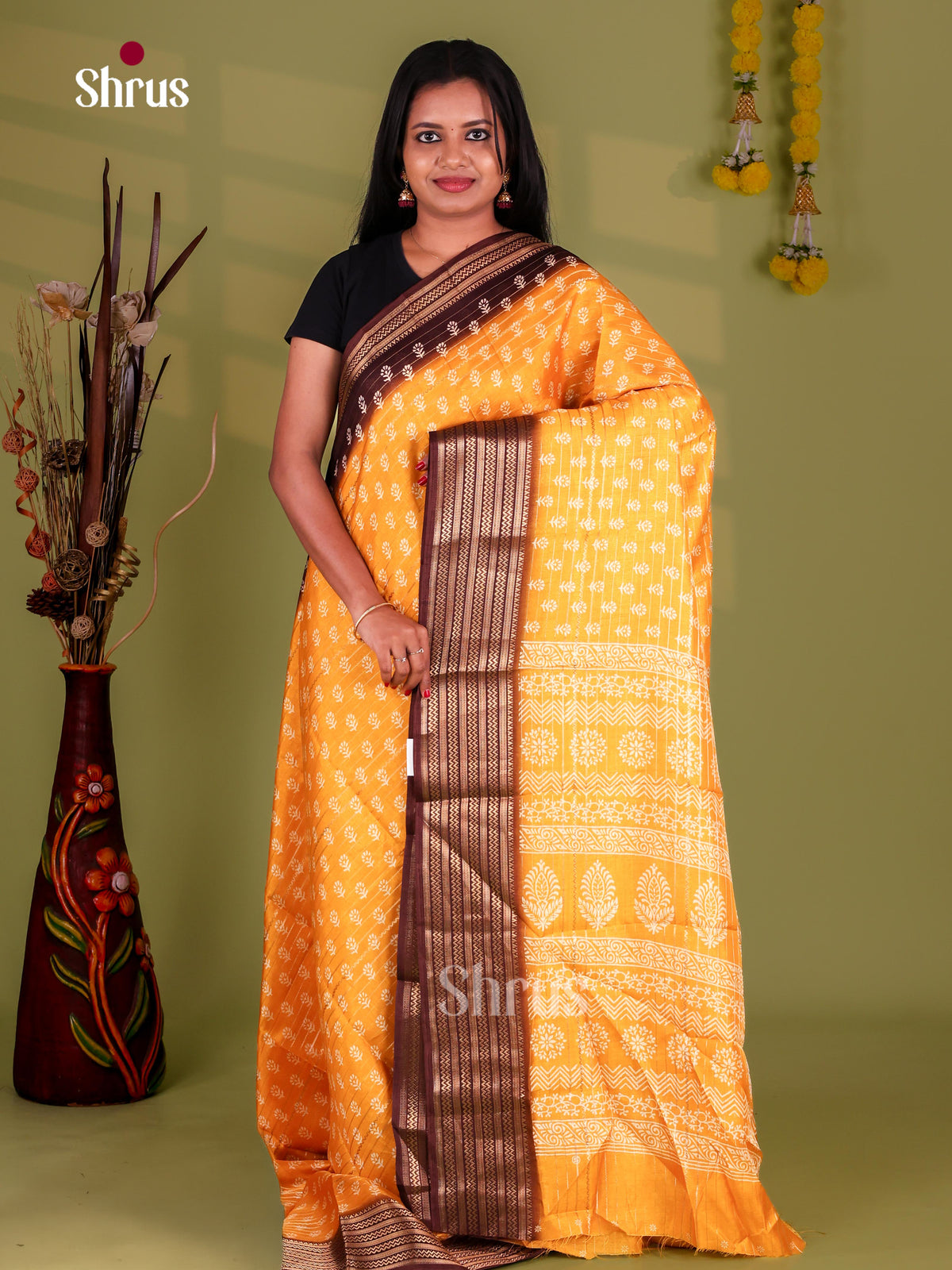 Semi Crepe Saree - EJ11380