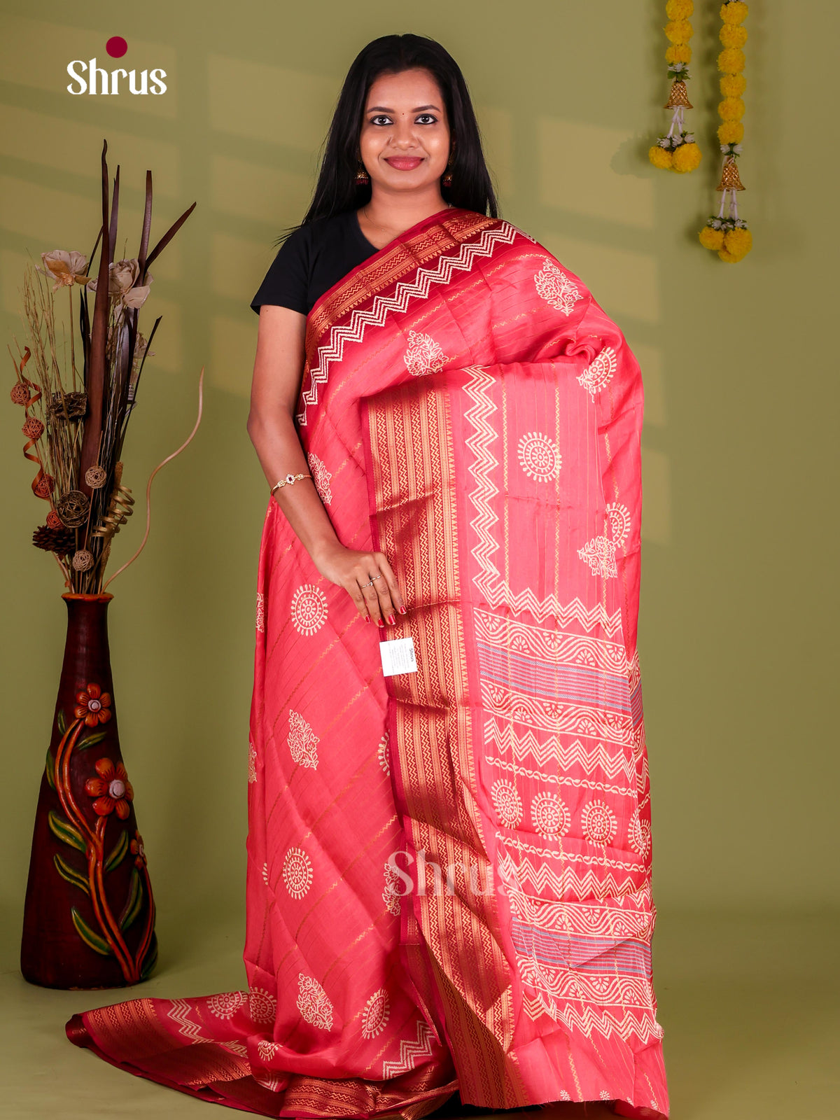 Semi Crepe Saree - EJ11383