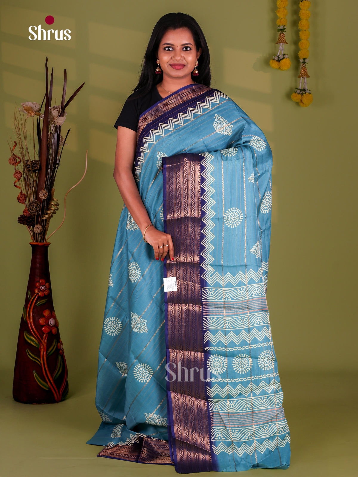 Semi Crepe Saree - EJ11385