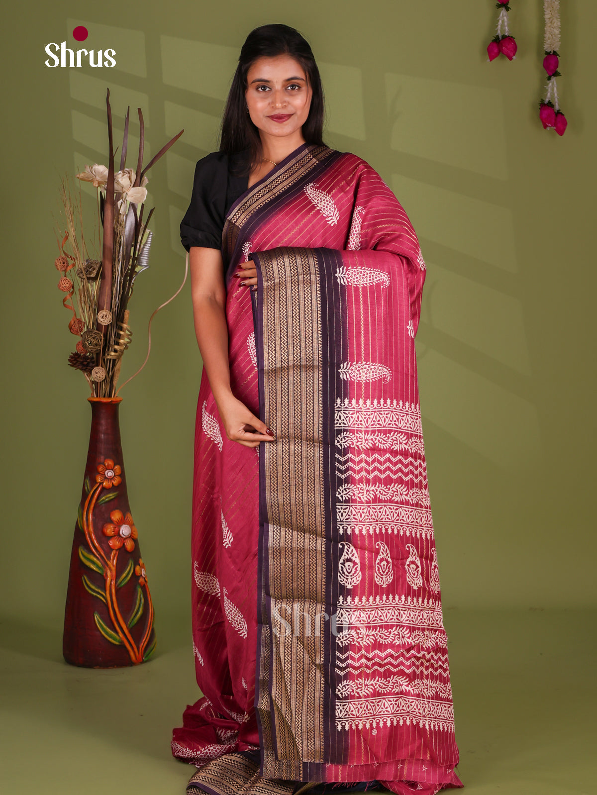 Semi Crepe Saree - EJ11390