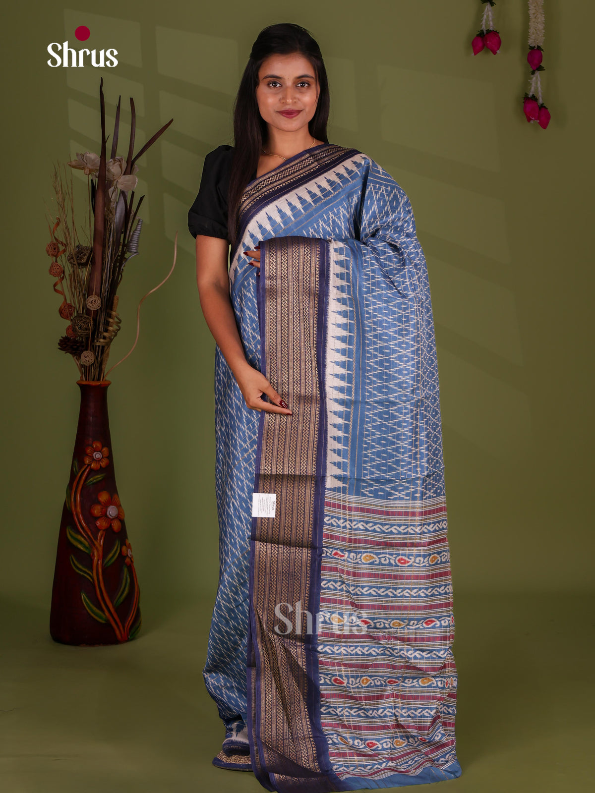 Semi Crepe Saree - EJ11395