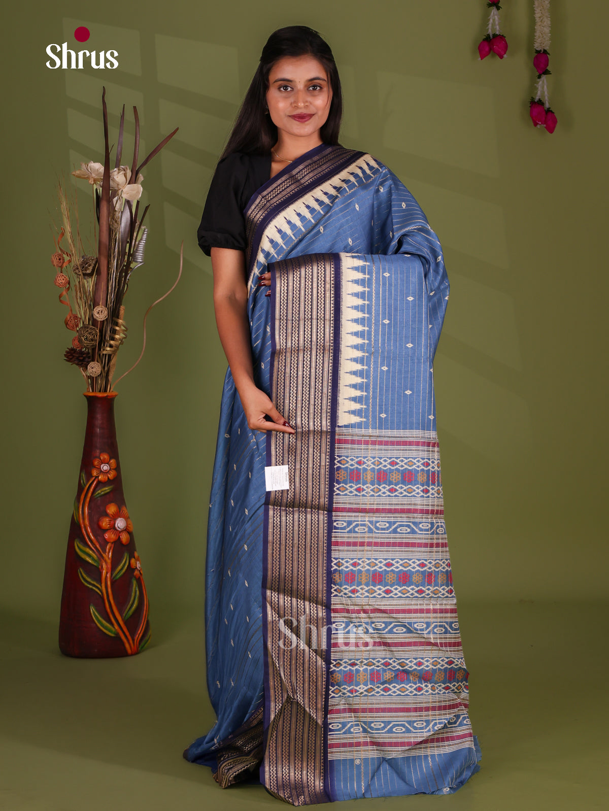 Semi Crepe Saree - EJ11400
