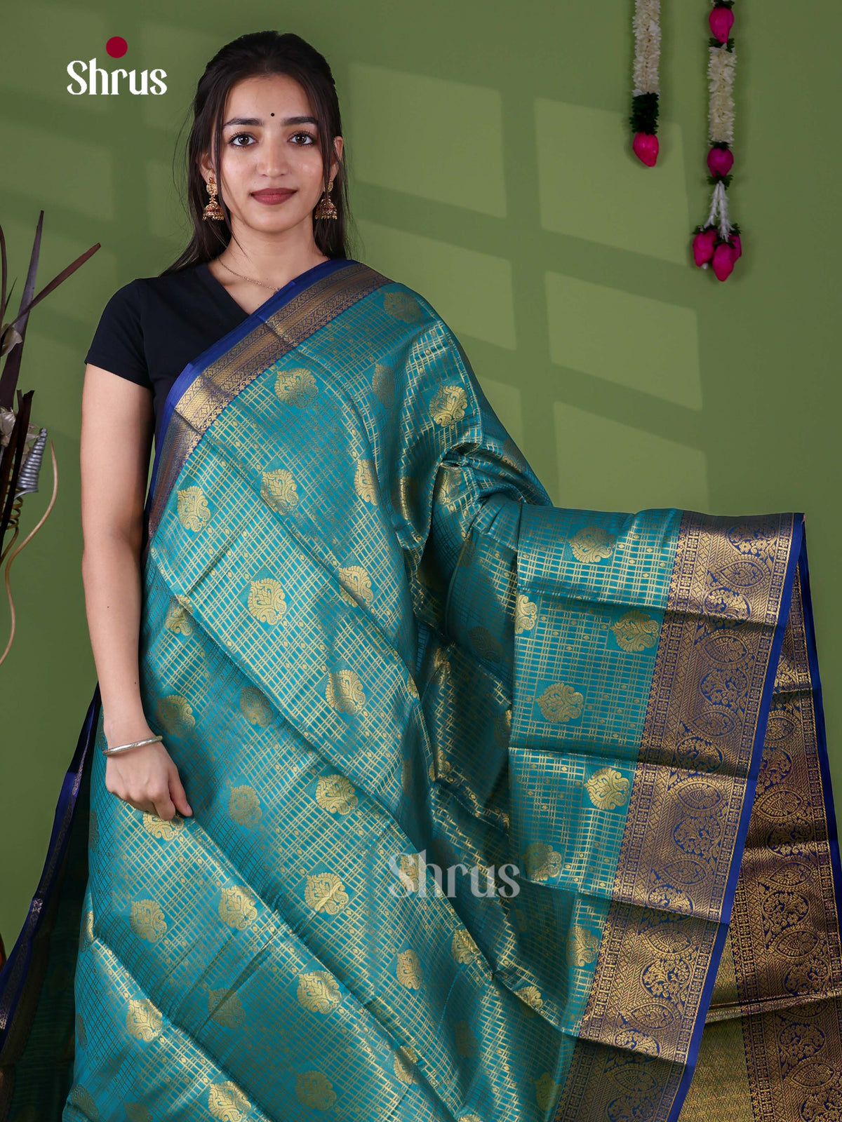 Semi Kanchipuram Saree - EJ11414