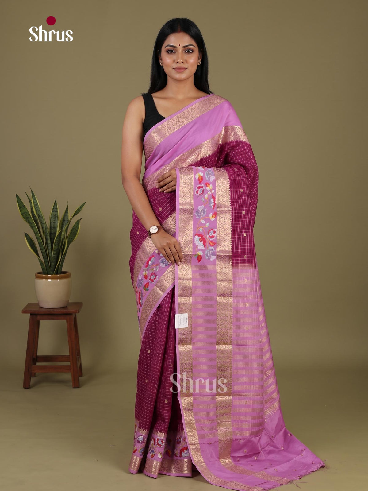 Semi Mysoresilk Saree - EJ11802