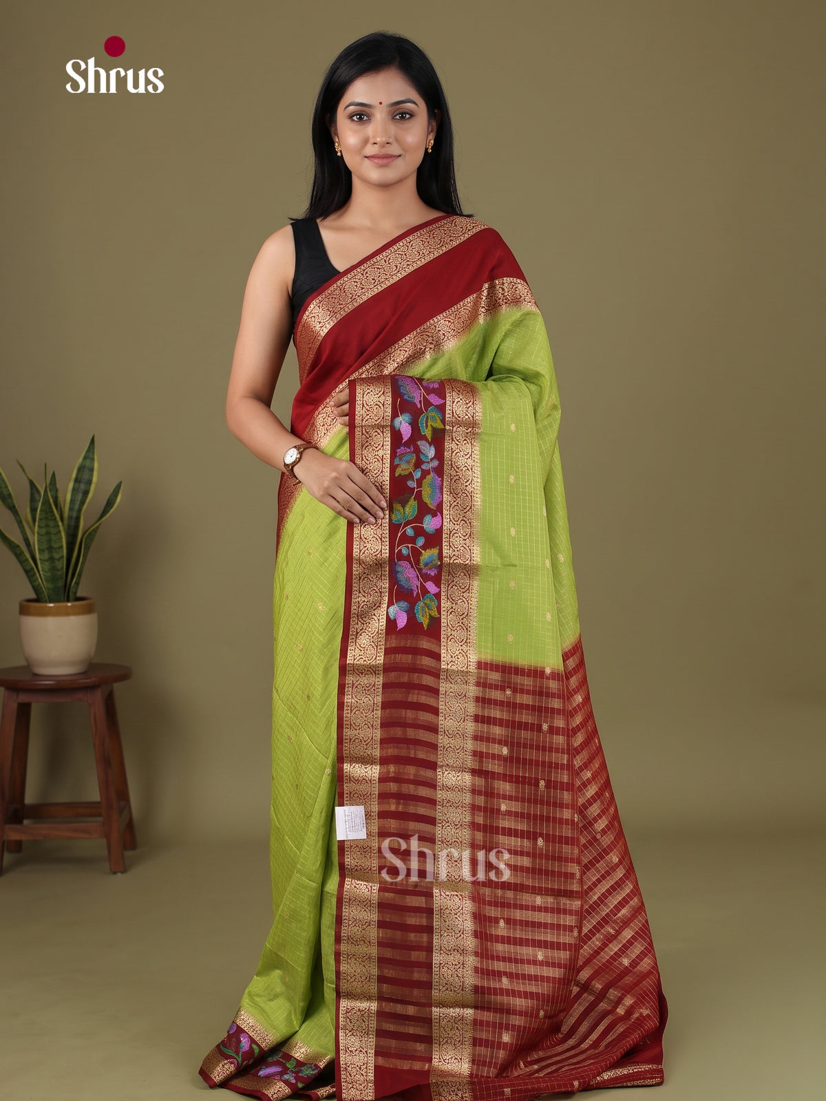 Semi Mysoresilk Saree - EJ11806