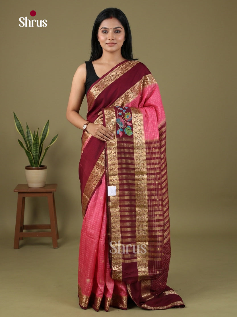 Semi Mysoresilk Saree - EJ11807