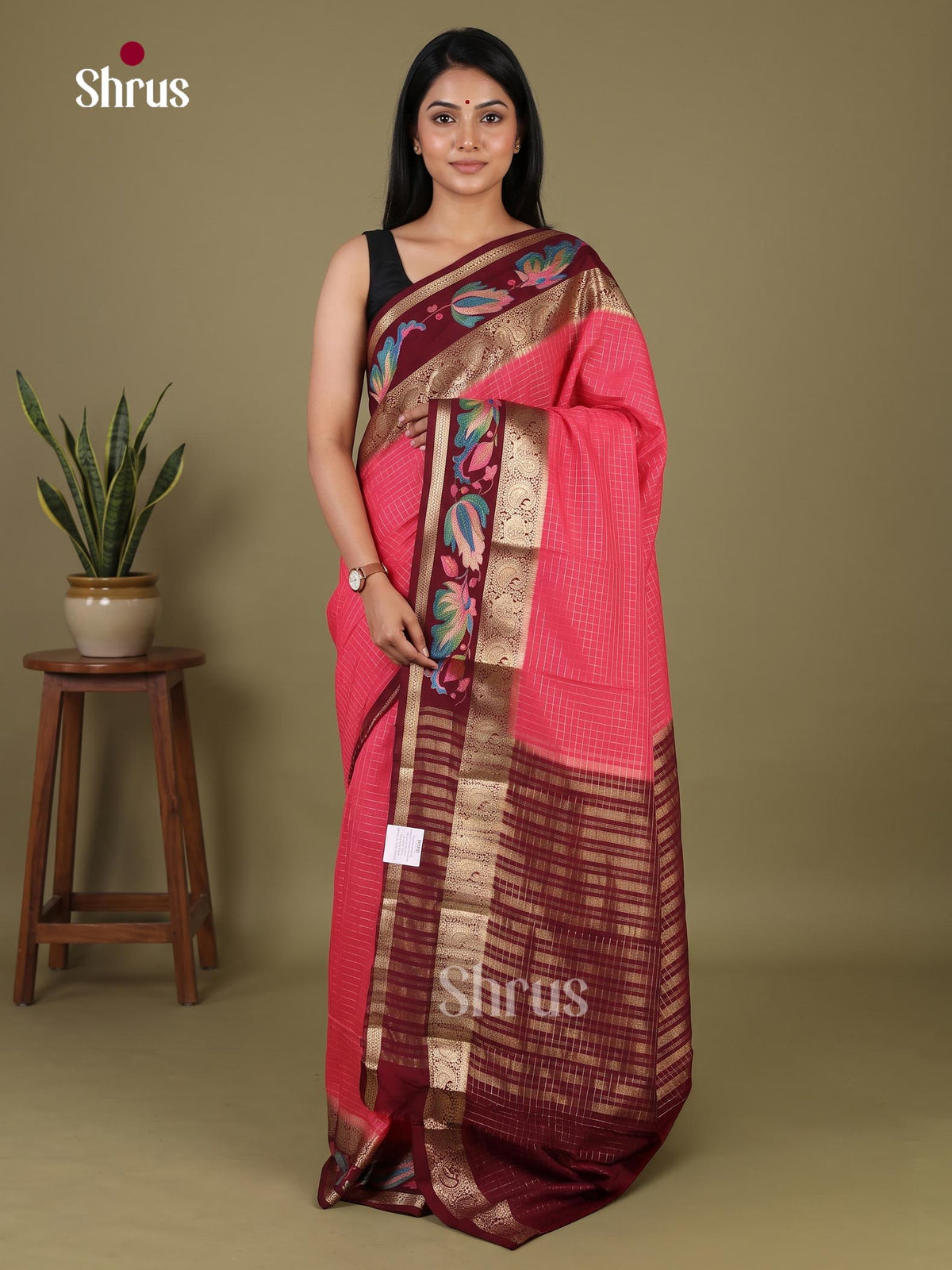 Semi Mysoresilk Saree - EJ11812