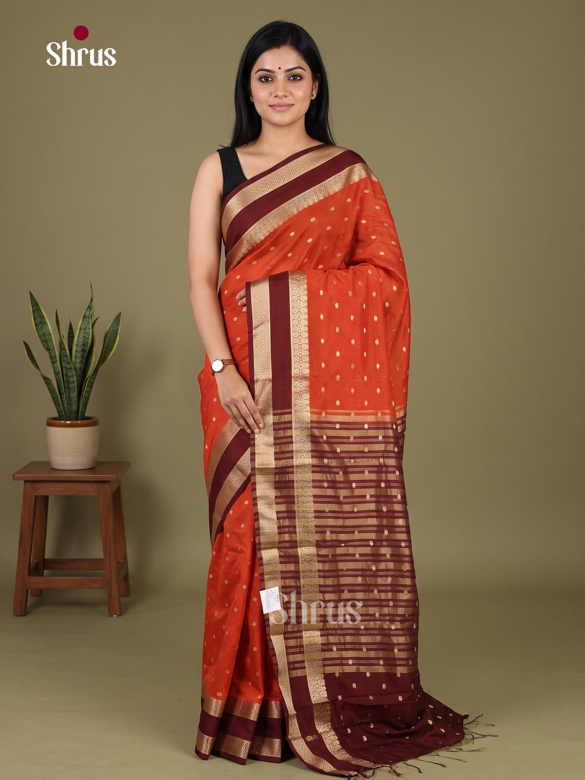 Semi Mysoresilk Saree - EJ11857