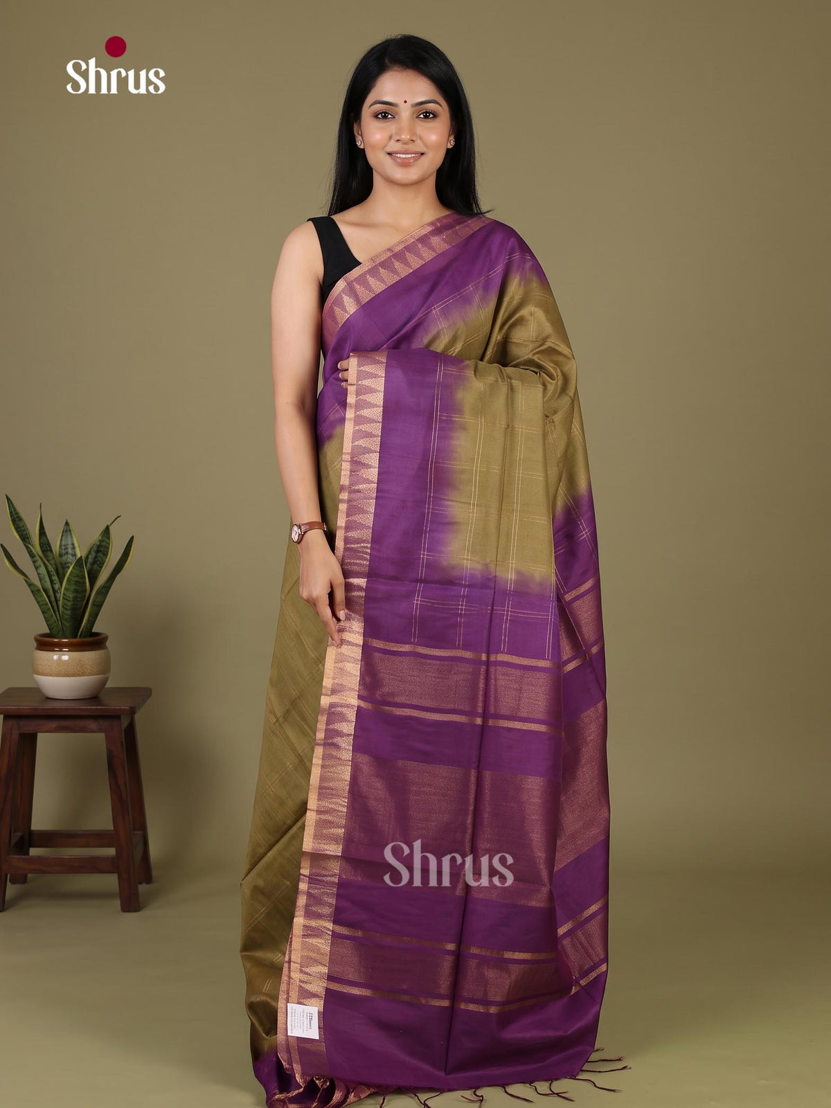 Zari Semi Tussar Saree - EJ12048