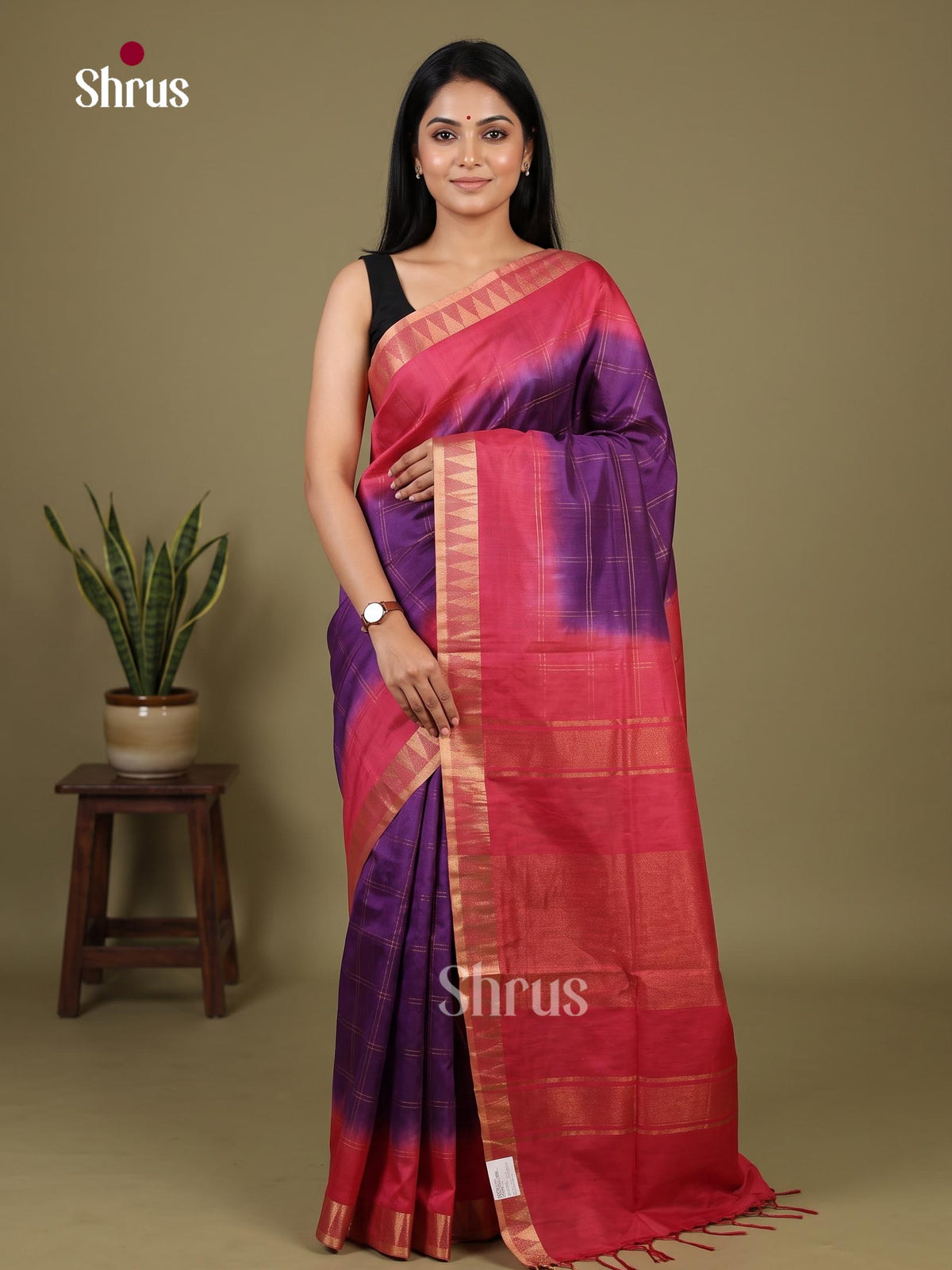Zari Semi Tussar Saree - EJ12050