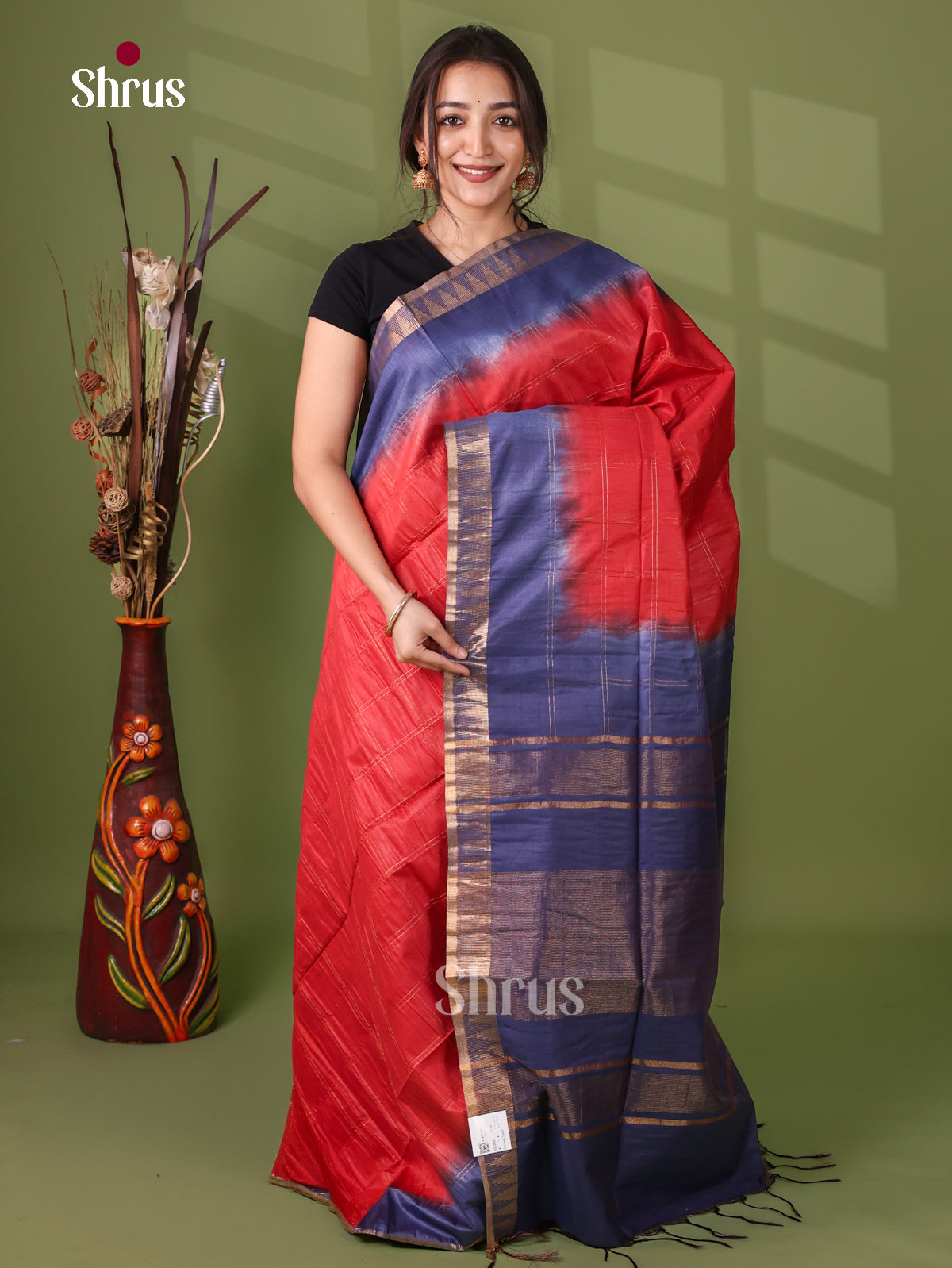 Zari Semi Tussar Saree - EJ12051