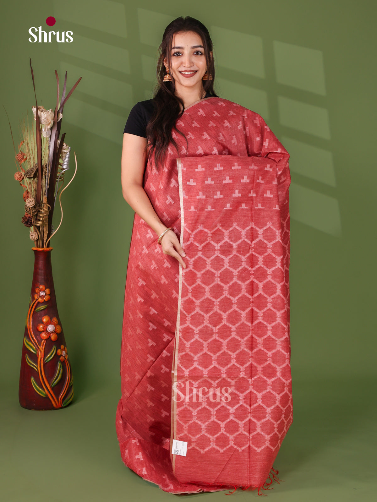 Semi Tussar Saree - EJ12122