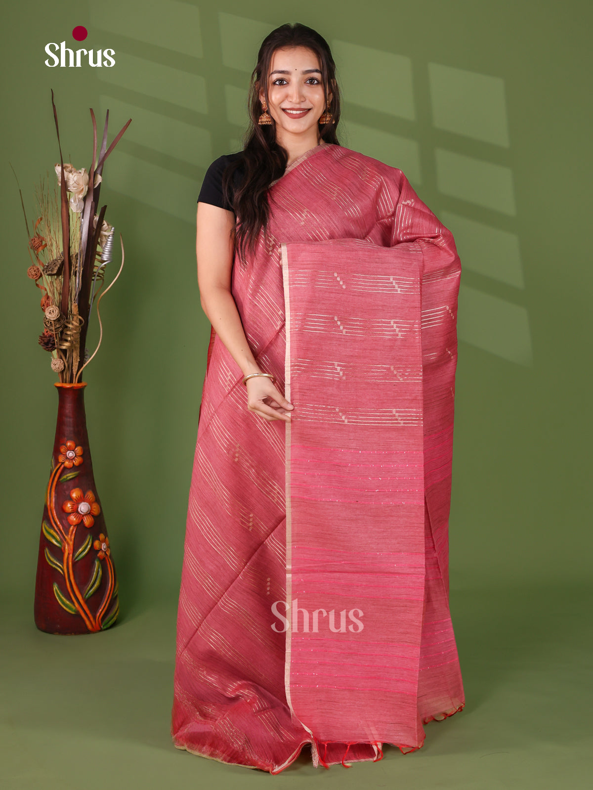 Semi Tussar Saree - EJ12131